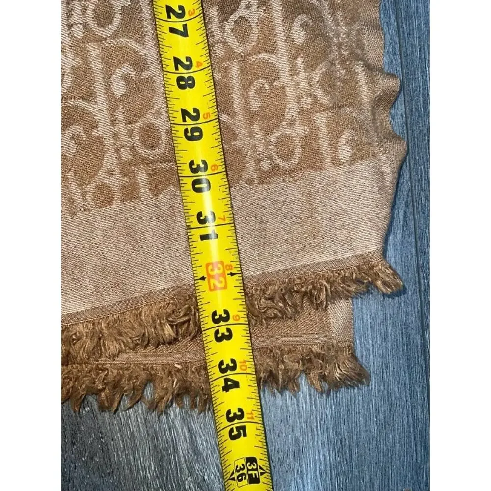 Christian Dior Oblique All Over Dior Print scarf Brown A008138